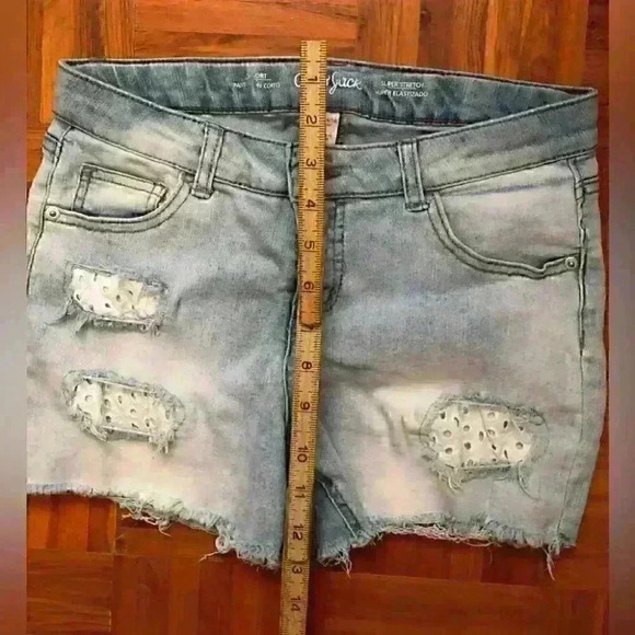 cat & jack distressed short shorts youth xl 14-16 - Picture 3 of 5